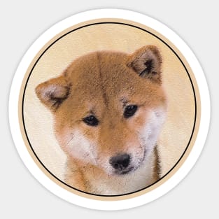 Shiba Inu (Red) Sticker